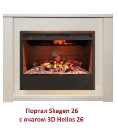 Очаг электрокамина Real-Flame 3D HELIOS 26
