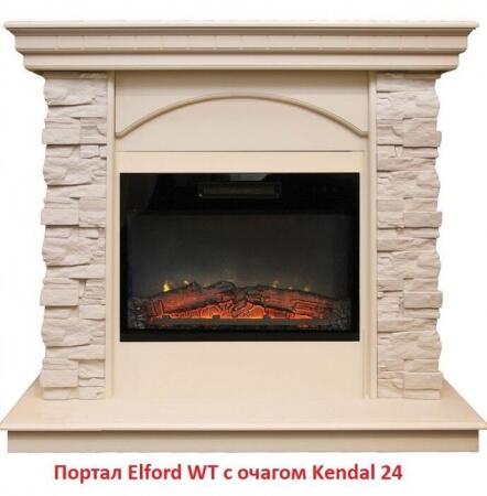 Портал из камня Real-Flame Elford STD/EUG WT