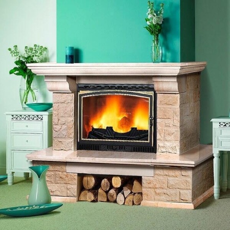 Облицовка для дровяных каминов MadeIra Crocus Giallo М с800