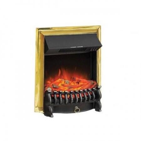 Электрокамин (очаг) со звуком для дачи Royal Flame Fobos FX M Brass/Black