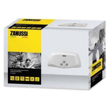 Электрический проточный водонагреватель Zanussi 3-logic TS (6,5 kW) - душ+кран