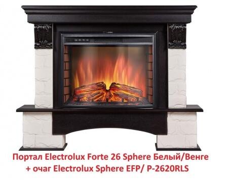 Очаг электрокамина Electrolux Sphere EFP/P-2620RLS