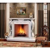 Облицовка для дровяных каминов DeMarco SEMIRAMIDE Crystal White/ Verde
