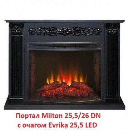 Очаг электрокамина Real-Flame Evrika 25,5 LED