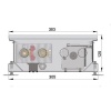 Внутрипольный конвектор длиной 1,1 м - 1,5 м Minib COIL-KT 1500