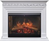 Каминокомплект Valletta - Белый с очагом Symphony 30'' DF3020-INT