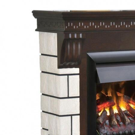 Электрокамин (очаг+портал) Real-Flame Stone New с очагом 3D Oregan