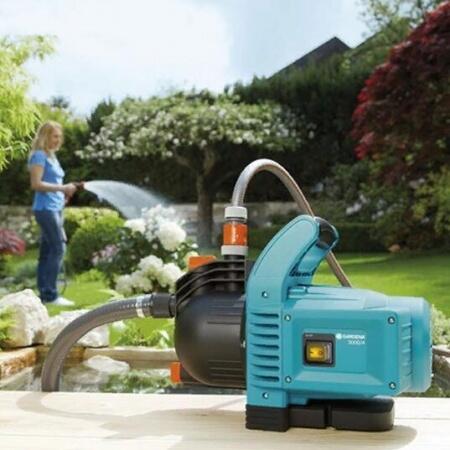 Поверхностный насос Gardena 3000/4 Classic (01717-20.000.00) с комплектом для подключения