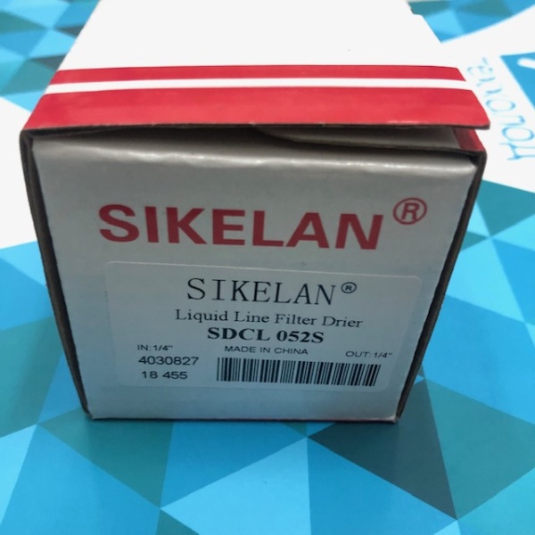Фильтр - осушитель SIKELAN   1/4" SDCL-052S (пайка, с антикислотными свойствами 20%) Китай