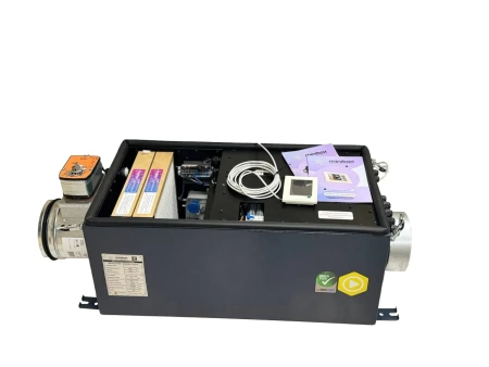Вентиляционная установка с электрическим нагревом Minibox.Е-650.PREMIUM в комплекте фильтры G4+HEPA-11, Wi-Fi modul GTC Вентилятор EC (Швеция и Германия)