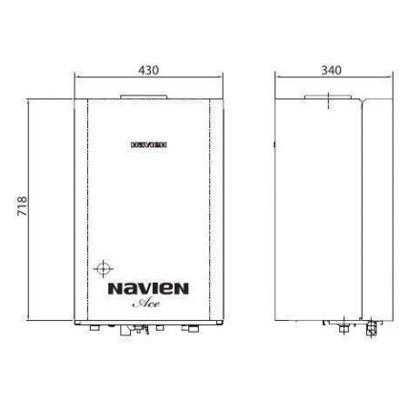 Настенный газовый котел Navien ACE-24AN
