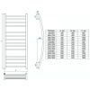 Электрический полотенцесушитель лесенка Grota Moda 530x1500 El
