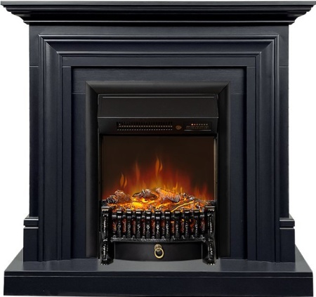 Каминокомплект Bradford - Серый графит с очагом Fobos FX M Black RC