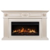 Каминокомплект: Очаг Electrolux EFP/P-4220LS, портал Siena 42/40/36, сл. кость с зол. патиной