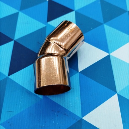 Угол медный 45гр. 1-1/8" (28мм.) пайка
