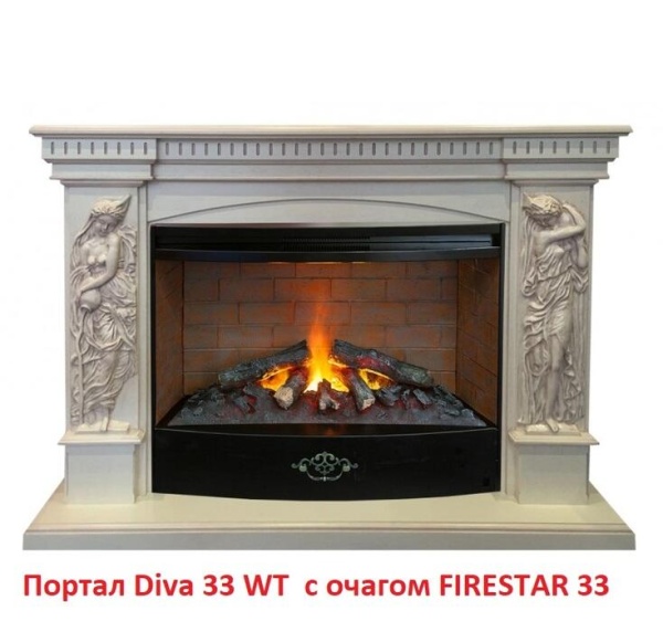 Очаг электрокамина Real-Flame 3D FIRESTAR 33