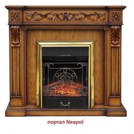Очаг электрокамина InterFlame Fobos Brass/Black