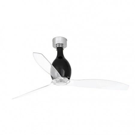 Вентилятор без подсветки Faro Mini Eterfan Shiny Black