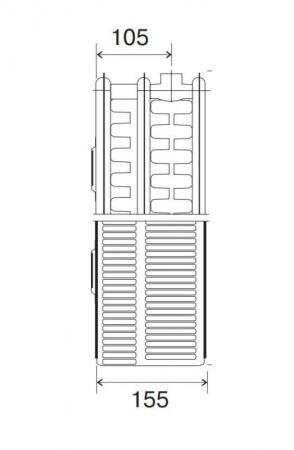 Стальной панельный радиатор Тип 33 Kermi FKO 33 600x600