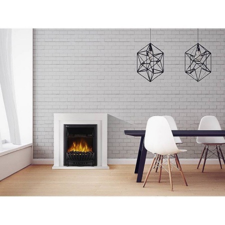 Каминокомплект: Очаг Electrolux EFP/P-1020LS,портал Simple Classic белый