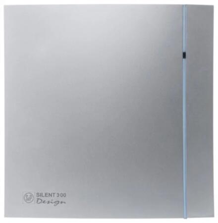 Вытяжка для ванной диаметр свыше 150 мм Soler & Palau SILENT-300 CRZ SILVER DESIGN-3C