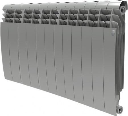 Биметаллический радиатор Royal Thermo BiLiner 500 Silver Satin 12 секц.