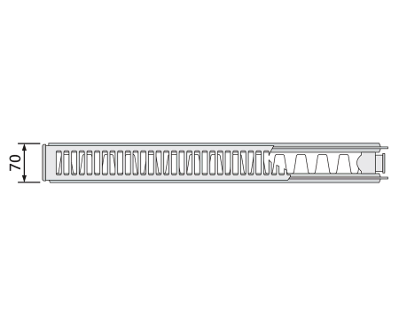 Стальной панельный радиатор Тип 21 Purmo C21 600x900 - 1206 Вт