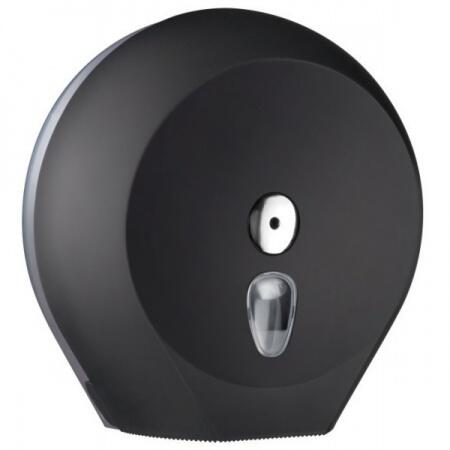 Диспенсер для туалетной бумаги Nofer 273х270х128 Black малый