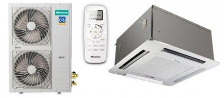 Кассетный кондиционер Hisense AUC-48HR4SHA/AUW-48H6SE1