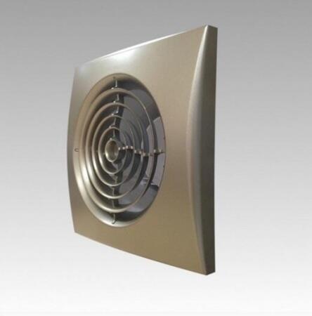 Вытяжка для ванной диаметр 125 мм ERA AURA 5C champagne