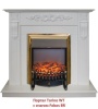 Очаг электрокамина Real-Flame Fobos Lux Brass