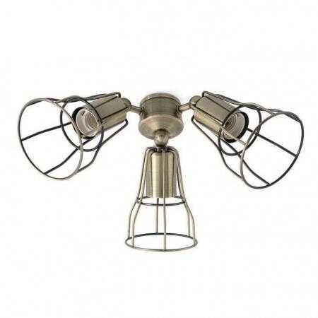 Вентилятор с подсветкой Faro Yakarta Old Gold 3L