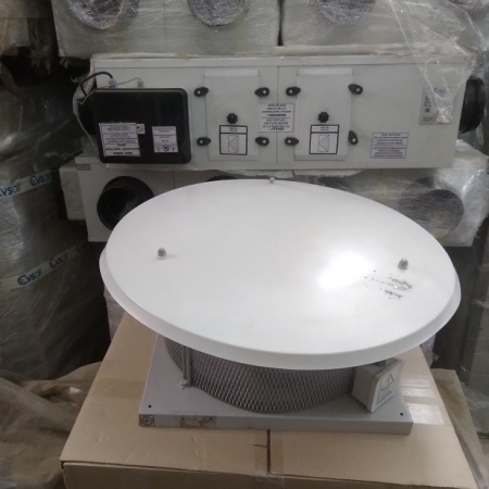 Горизонтальный осевой крышный вентилятор CVSair RB 400 F300 (7500 m3/h, 200pa, 230V)