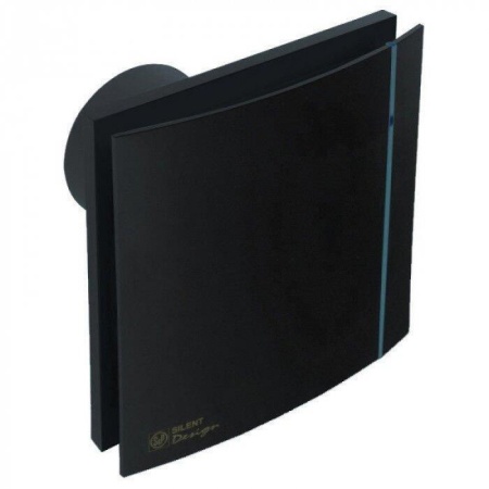 Вытяжка для ванной диаметр 120 мм Soler & Palau SILENT-200 CZ BLACK DESIGN-4C
