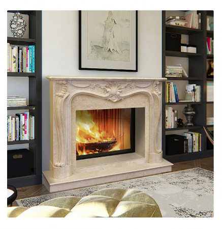 Облицовка для дровяных каминов DeMarco ARABELLA Carrara Light