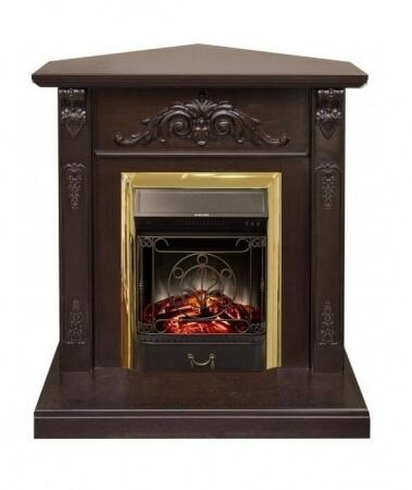 Очаг электрокамина Real-Flame Majestic Lux Brass