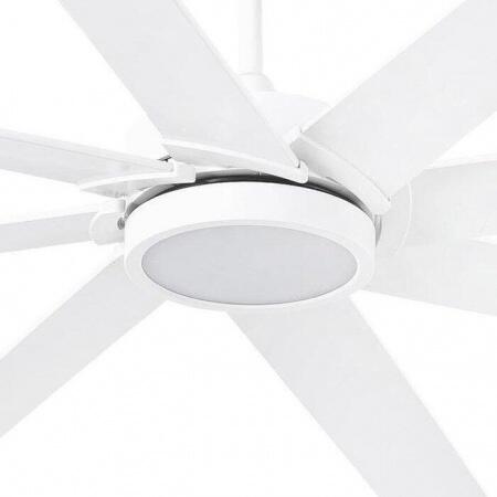 Вентилятор с подсветкой Faro Century White