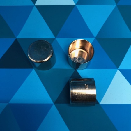 Заглушка медная 7/8" (пайка, медь)