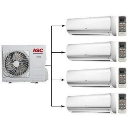 Внешний блок мульти сплит-системы на 4 комнаты IGC RAM4-M36UNH/RAK-M09NH*4шт