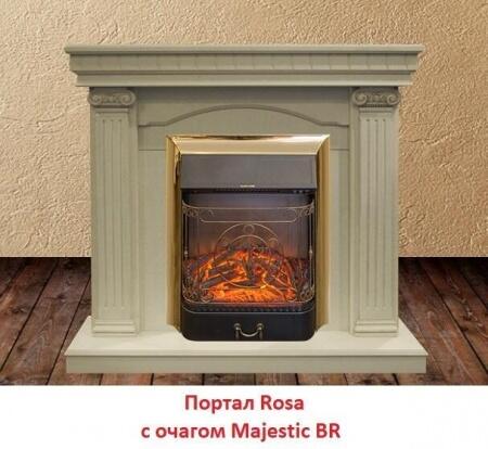 Очаг электрокамина Real-Flame Majestic BR S
