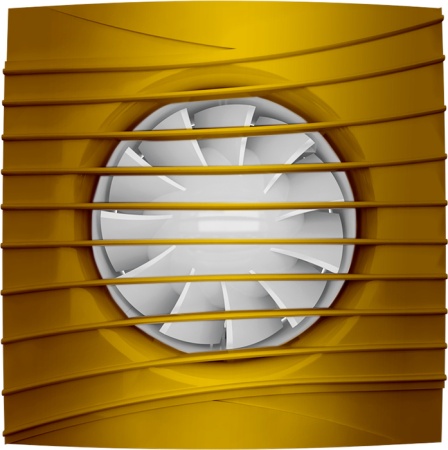 Вытяжка для ванной диаметр 125 мм ERA SILENT 5C Gold