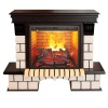 3D Каминокомплект с увлажнением и звуком Real-Flame Stone new 26/HL AO (DN) с очагом 3D Leeds 26