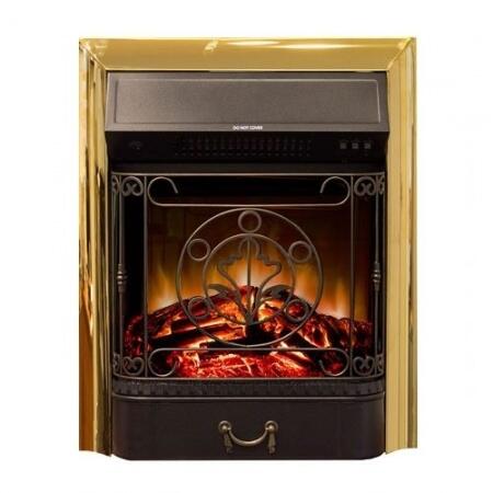 Очаг электрокамина Real-Flame Majestic Lux Brass
