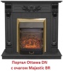 Очаг электрокамина Real-Flame Majestic Lux Brass