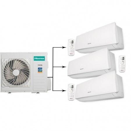 Мульти сплит-система на 3 комнаты Hisense AMW3-24U4SZD/AMS-09UR4SVEDB6*3шт