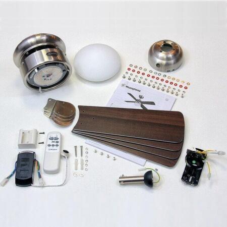 Вентилятор с подсветкой Westinghouse Colosseum Nickel