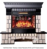 Каменный камин (портал+очаг) InterFlame Exter / Экстер с очагом Panoramic 06-25 Led F/X Quartz