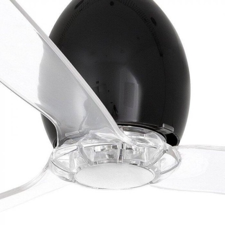 Вентилятор с подсветкой Faro Mini Eterfan Shiny Black 1L