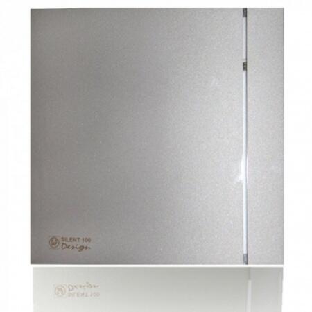 Вытяжка для ванной диаметр 100 мм Soler & Palau SILENT-100 CRZ SILVER DESIGN-3C