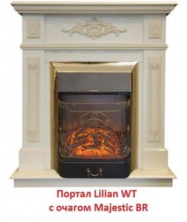 Деревянный портал Real-Flame Lilian STD/EUG WT